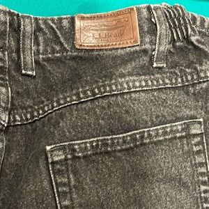 Women’s Vintage 90s Style L.L.Bean Black Washed Jeans
